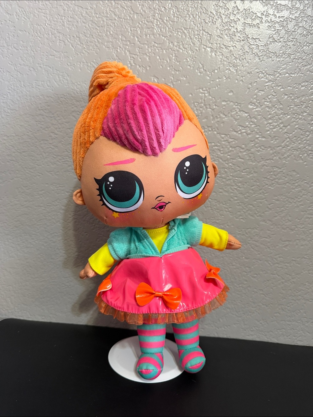 L.O.L. Surprise! Neon Q.T.
Huggable 16” Plush Doll
